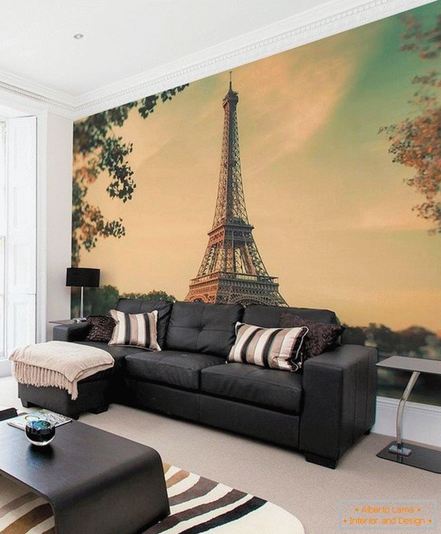 The Eiffel Tower in the living room