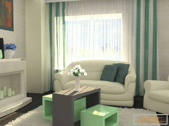 Fashionable high-tech living room design