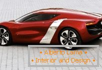Futuristic concept car Renault DeZir