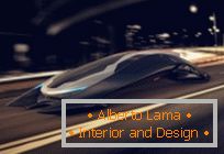 Futuristic concept LADA L-Rage concept 2080 from the designer Dmitry Lazarev