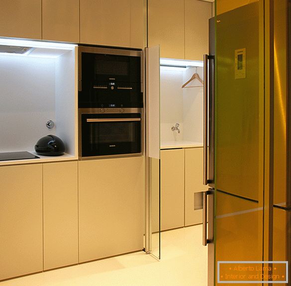 Futuristic style in the interior кухни