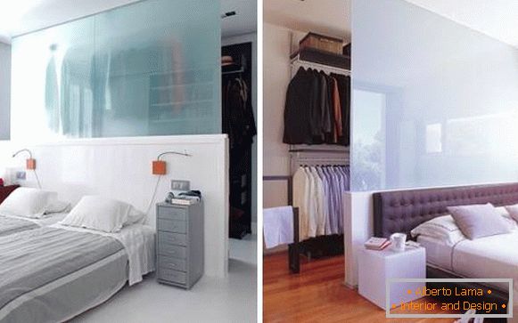Built-in wardrobe in the bedroom - photos by yourself