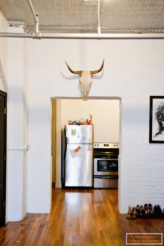 Kitchen stylish apartment in Brooklyn