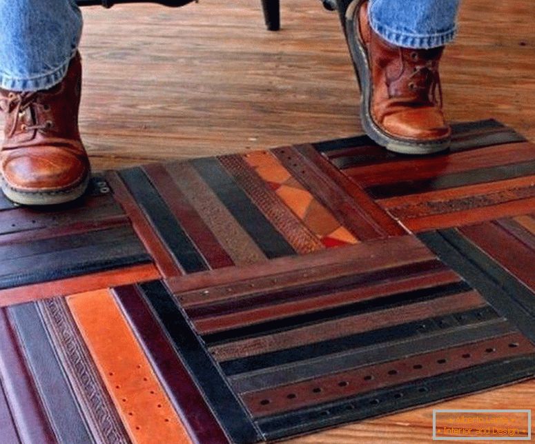 Carpet from belts