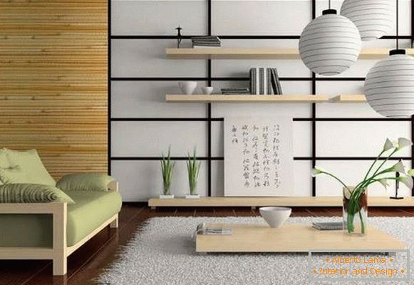 Decor in the style of Chinese minimalism