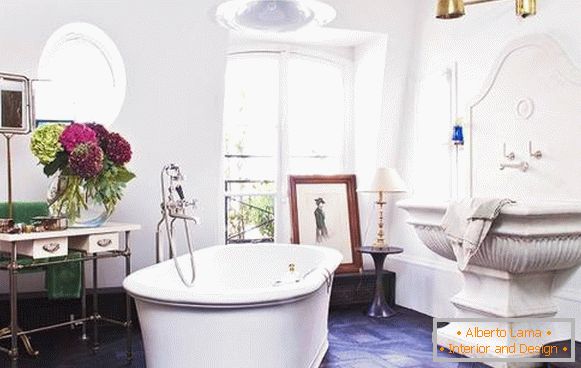 Decorating a bathroom in a traditional style