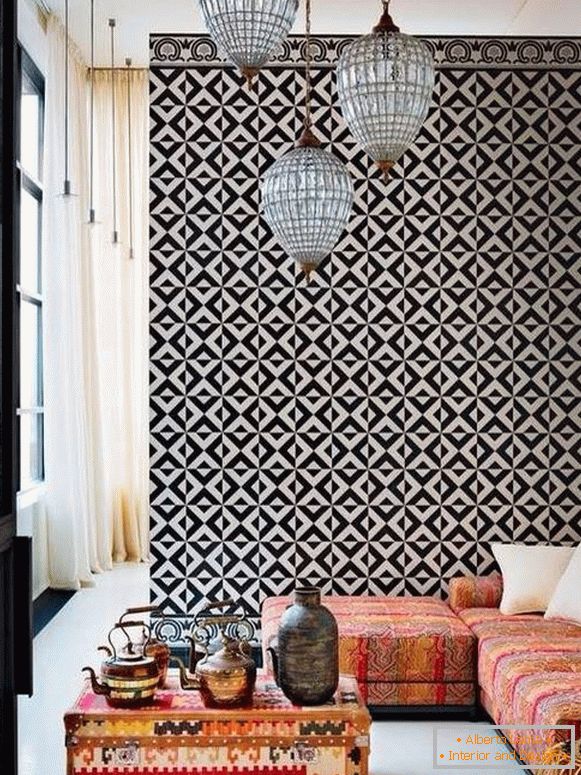 Moroccan-decor-in-living room