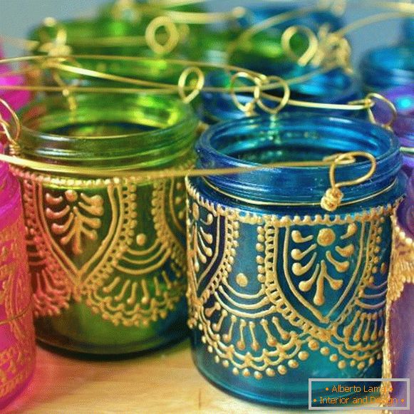homemade-candlesticks-in-Moroccan-style