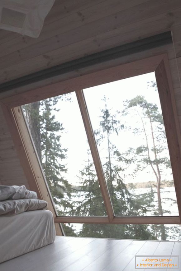 Dormer window in a small cottage