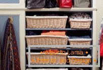 Ideas for organizing a place for storing clothes