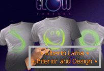 Interactive T-shirt with ultraviolet laser