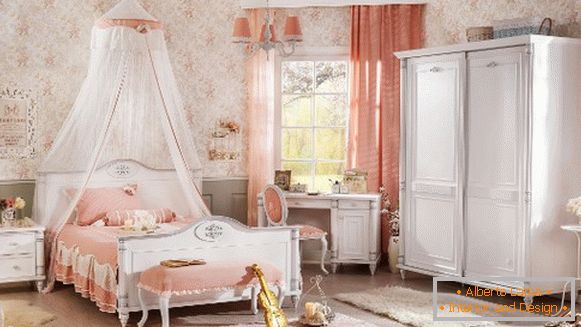 Interior of a children's room in a classical style, photo 30
