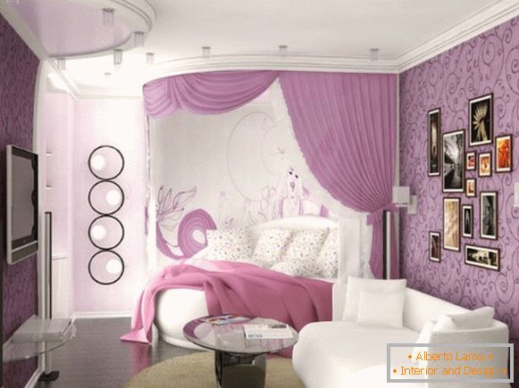 interior design of a children's room for a girl