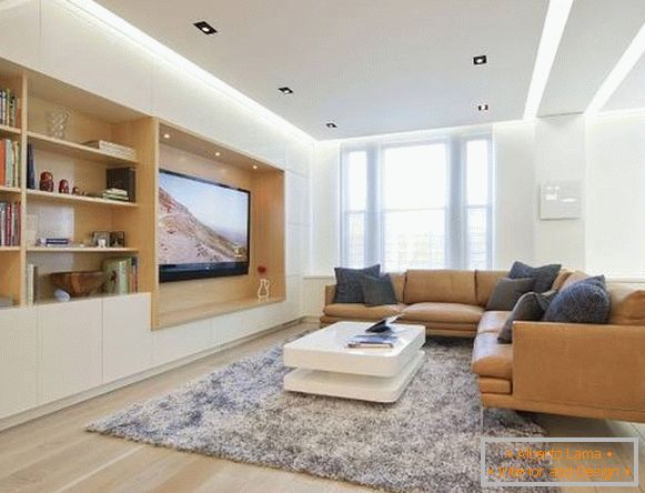 Photo of living room interior in modern style