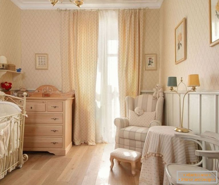 Children's room in classic style