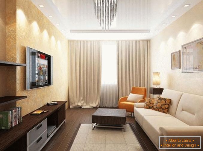 interior of a one-room apartment 18 square meters photo, photo 16