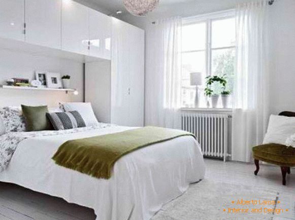 bedroom interior in Scandinavian style