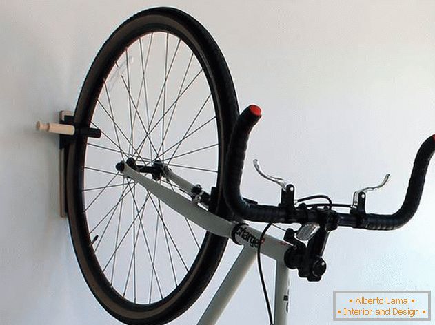 Bicycle holder at home