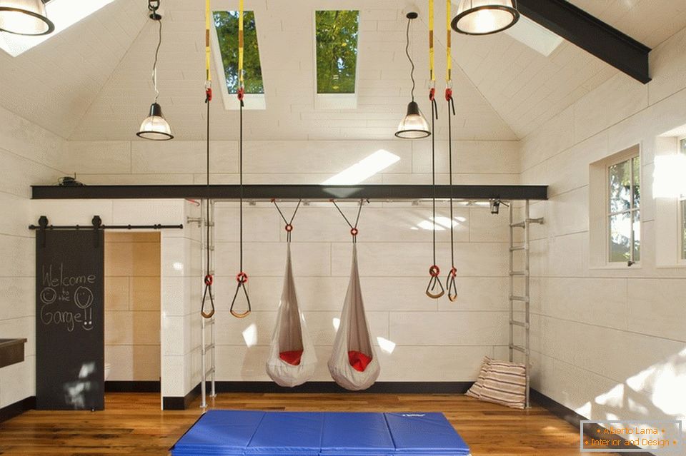 Multifunctional gym in pavilion style