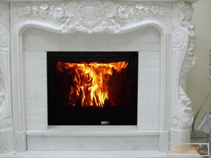 Snow White Fireplace