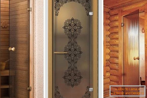 Door for sauna glass - choose design and quality