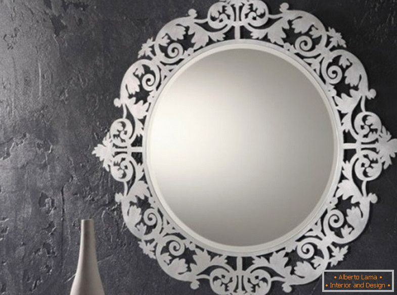 Mirror with patterns