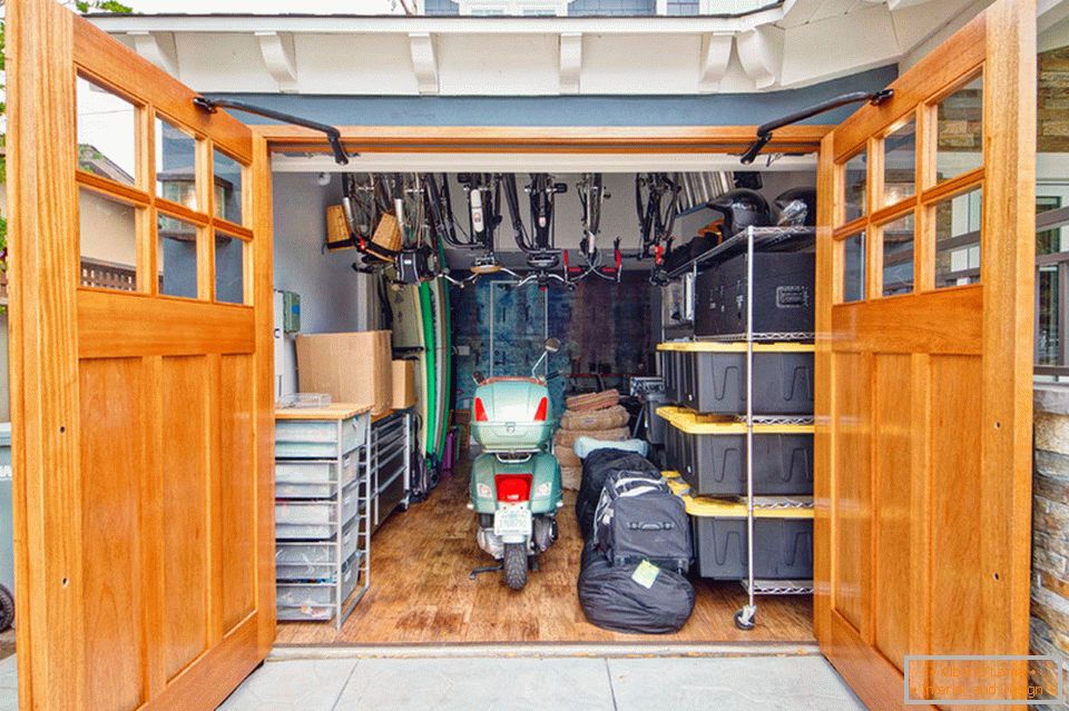 Storage in the garage