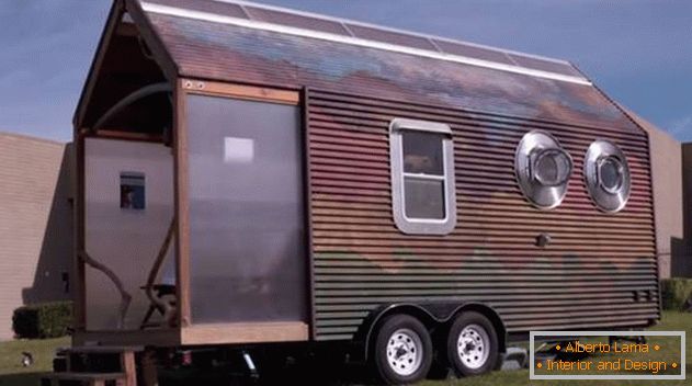 How to build a house on wheels with your own hands: a project of Dominique Moody - экстерьер