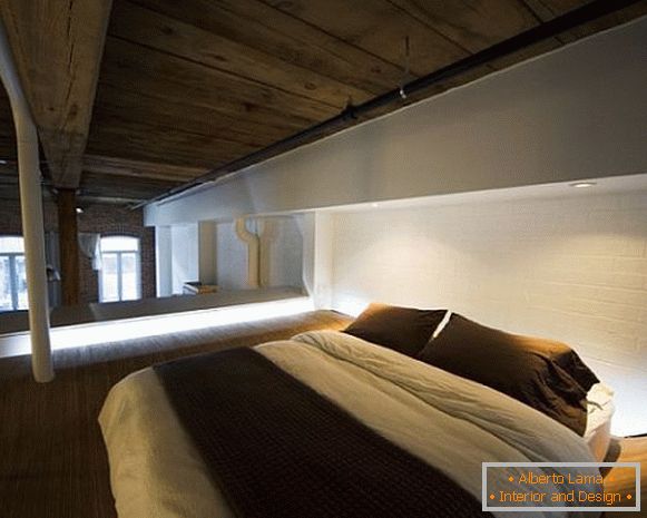 The bedroom of a young family in Montreal