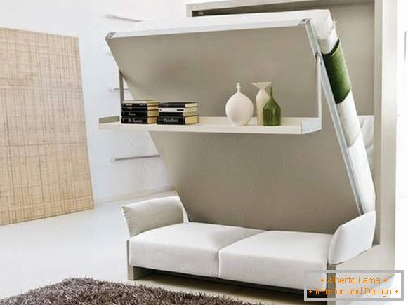 how to arrange furniture in a one-room apartment, photo 15