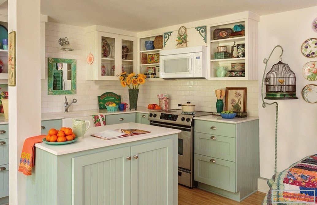 Kitchen in the style of cheby chic
