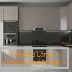 Kitchen with L-shaped layout