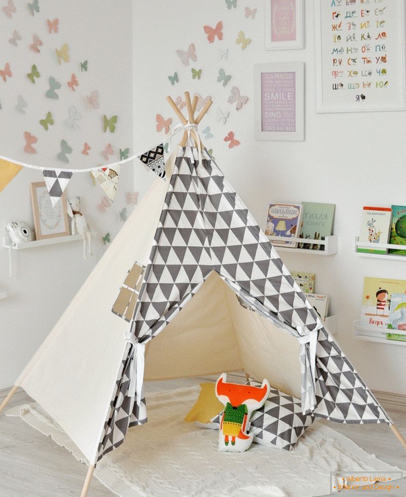 We do wigwams for the children's room: recommendations and advice