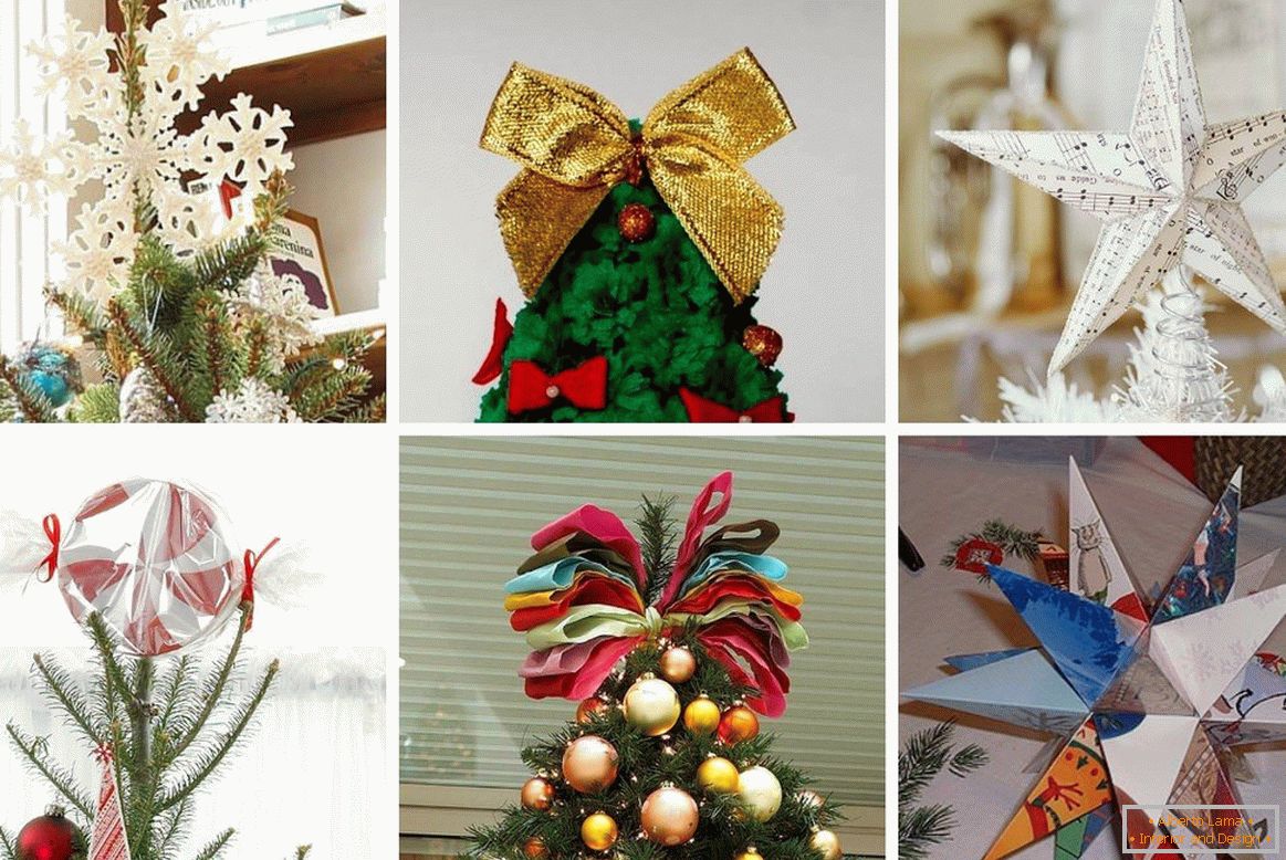Types of tree top decoration