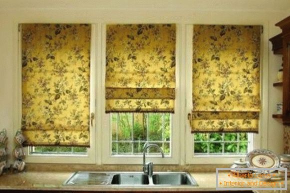 buy beautiful curtains in the kitchen, photo 4
