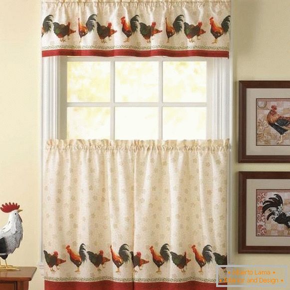 how beautifully to hang curtains in the kitchen photo, photo 9