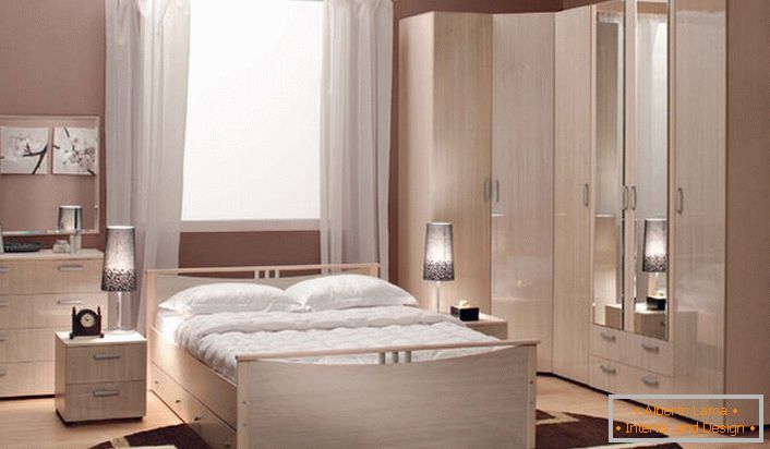 Modular bedroom furniture is the most advantageous option for small urban apartments.