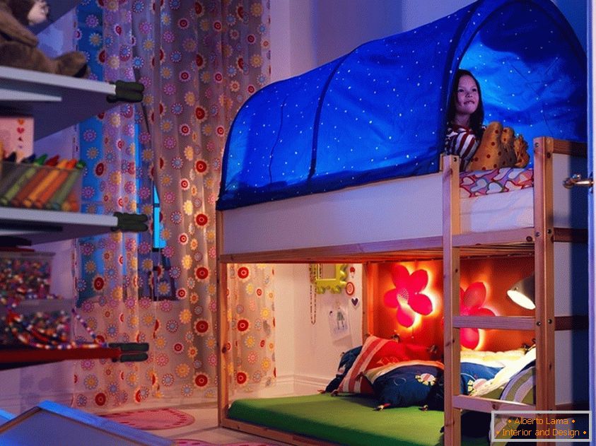 Loft bed ideas for a nursery