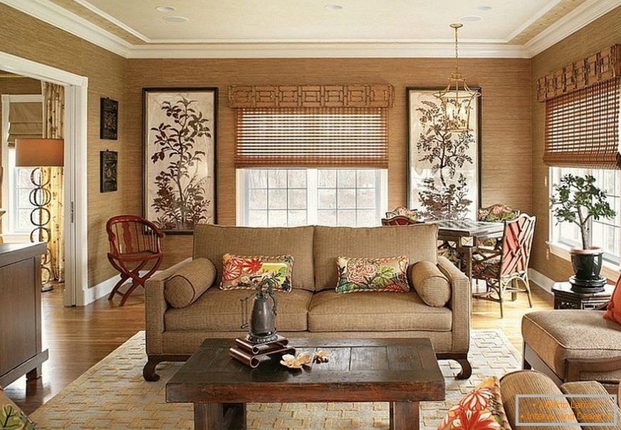 Oriental interior in the house