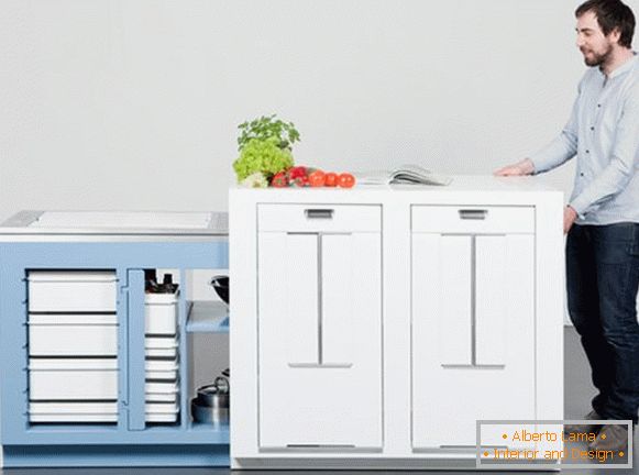 Folding kitchen set-dining room