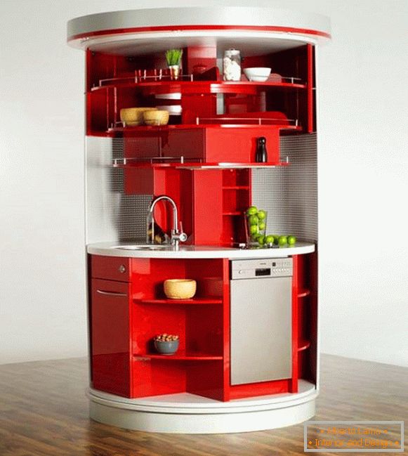 Functional kitchen cabinet from Compact Concepts