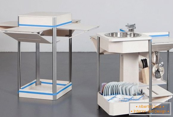 Mobile kitchen set from Maria Lobisch and Andreas Nather