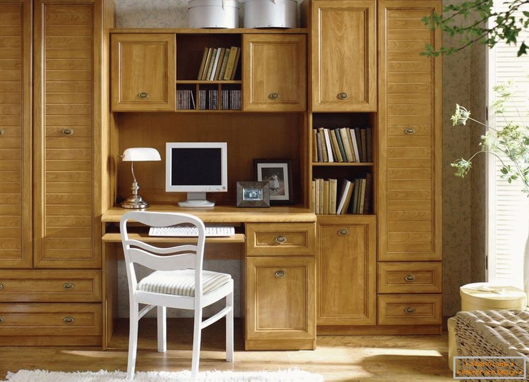 Classical furniture in the interior of the living room