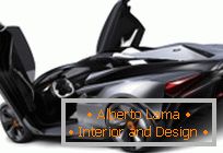 The concept of a supercar Lamborghini from the designer Ondrej Jirec