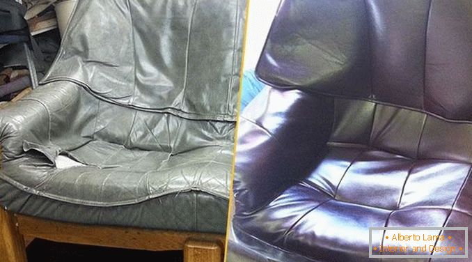 Pulling out upholstered furniture before and after, photo 12