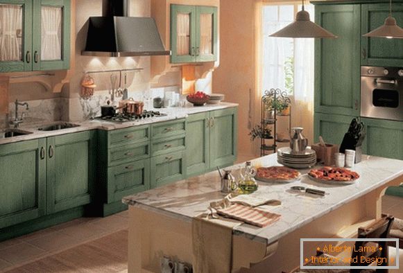 interior of kitchen furniture фото