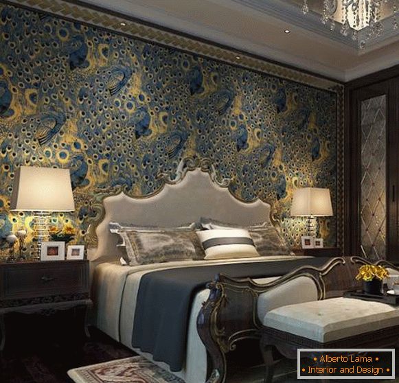Border for wallpaper in bedroom design