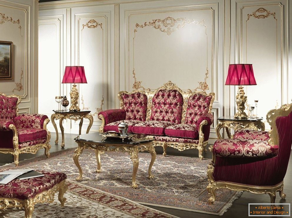 Bord furniture in a beautiful interior