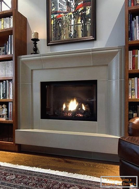 Beautiful fireplaces in a modern style