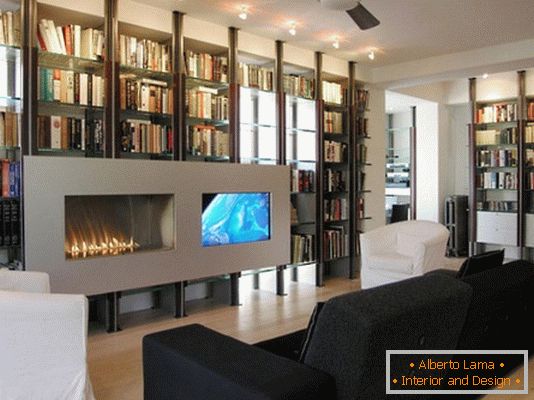 How can I combine a fireplace and a TV